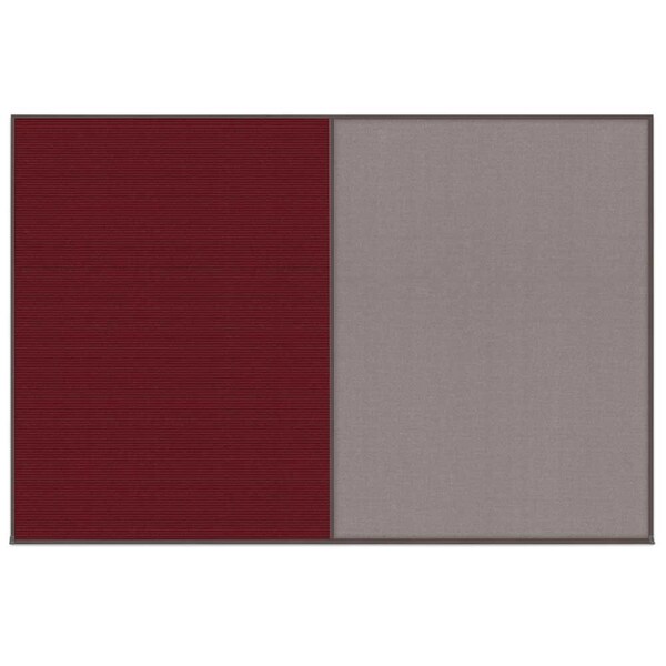 Enclosed Corkboard, 1 Door, 72"x48", 4" Fra